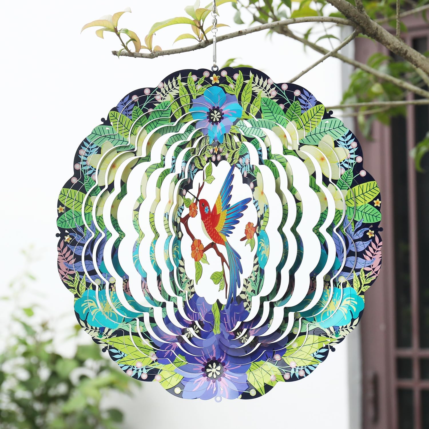 Hummingbird Outdoor Hanging Windturner