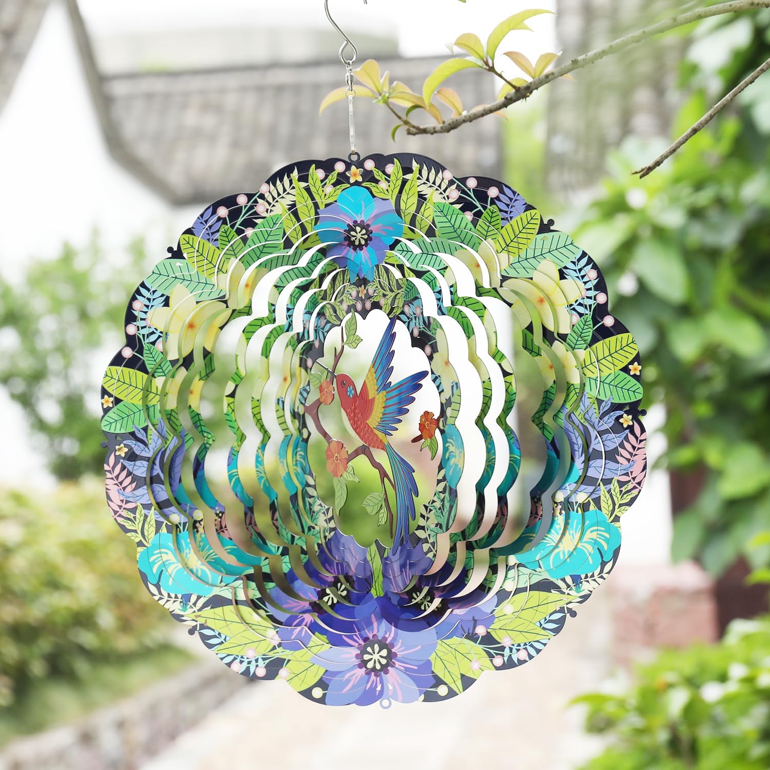 Hummingbird Outdoor Hanging Windturner
