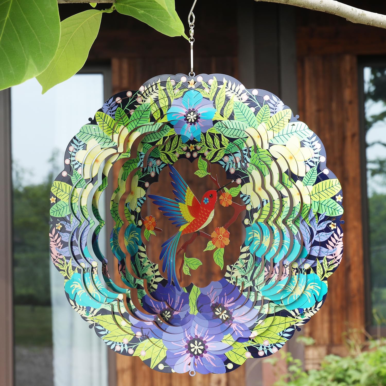 Hummingbird Outdoor Hanging Windturner
