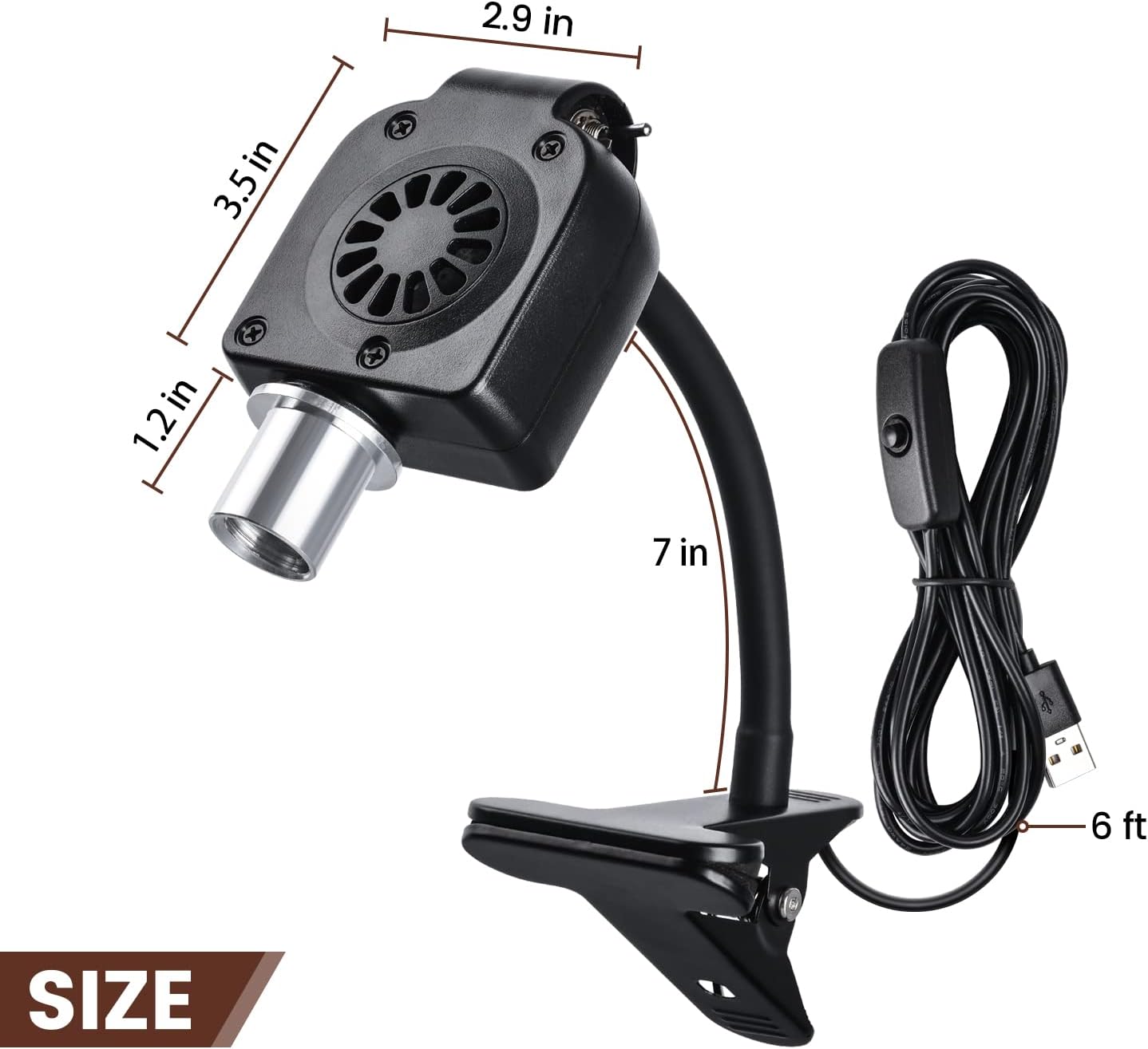 briidea Beer Tower Cooler, Kegerator Tower Cooler with 1/2'' hose and blower, 5V, Noise-free