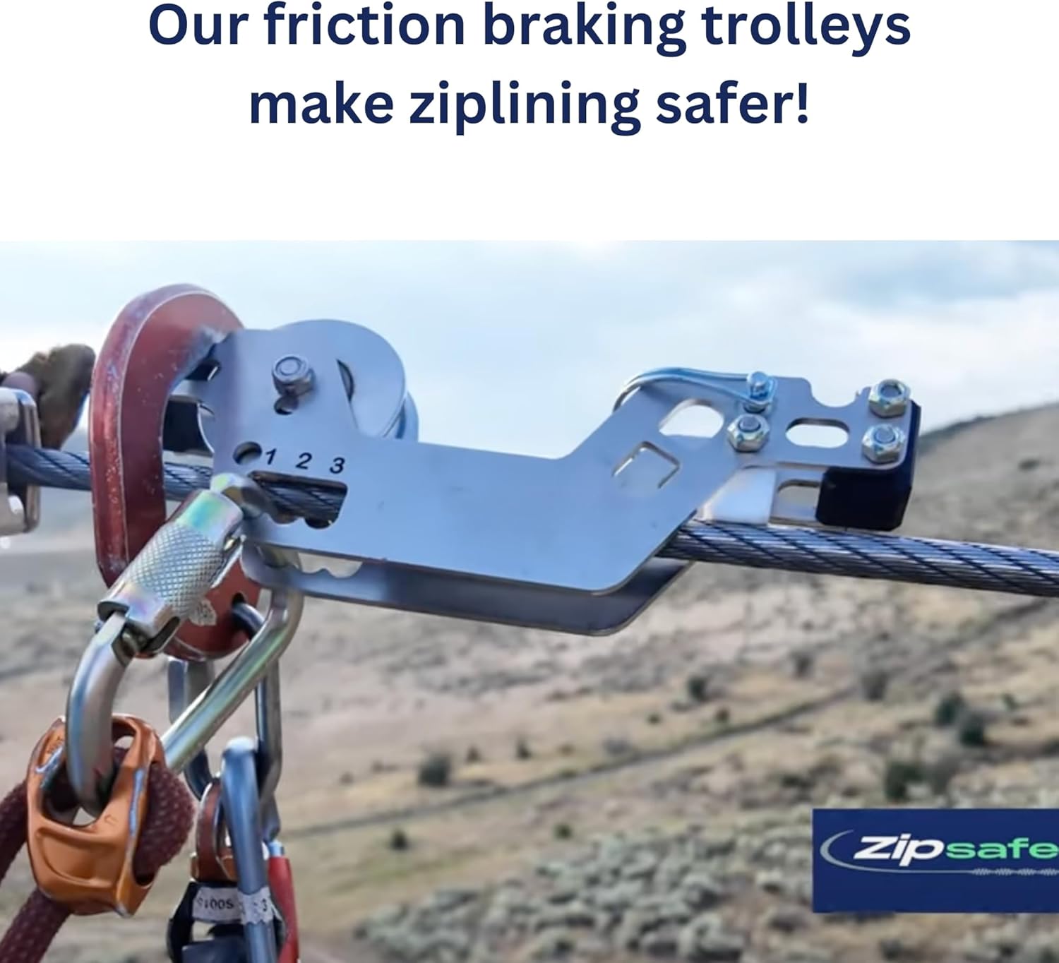 RST-V25 Zipline Pulley Trolley
