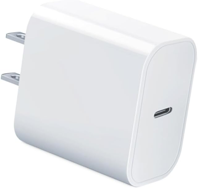 USB-C Charger Block 20w Compatible with Apple Watch Block,iWatch Series Ultra/10/9/8/7/6/SE/SE2/5/4/3,iPhone 16/15,gvmkwejk Type-C PD Fast Charging USBC Power Adapter 1 pc W hite