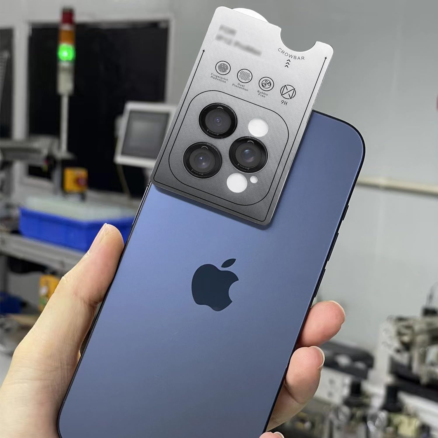 Camera lens protector for iPhone 14 and iPhone 14 Plus, 9H Tempered Glass Camera Screen Cover, Black Metal Individual Ring