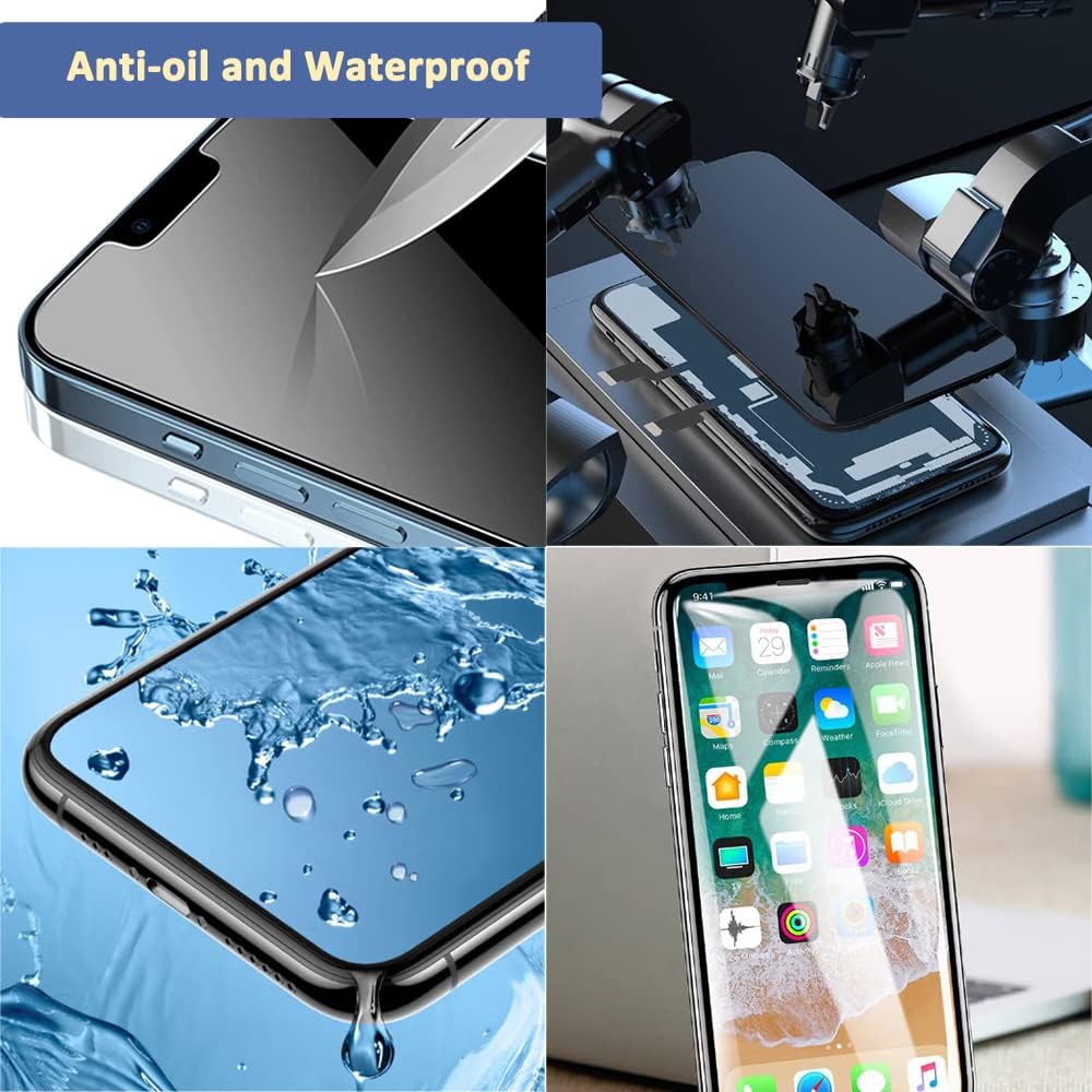 For iPhone 11 Screen Replacement Kit Full HD COF LCD Display 3D Touch Digitizer Frame Fully Assembled with Repair Tools for Models A2111, A223, A221 Black 6.1 Inch