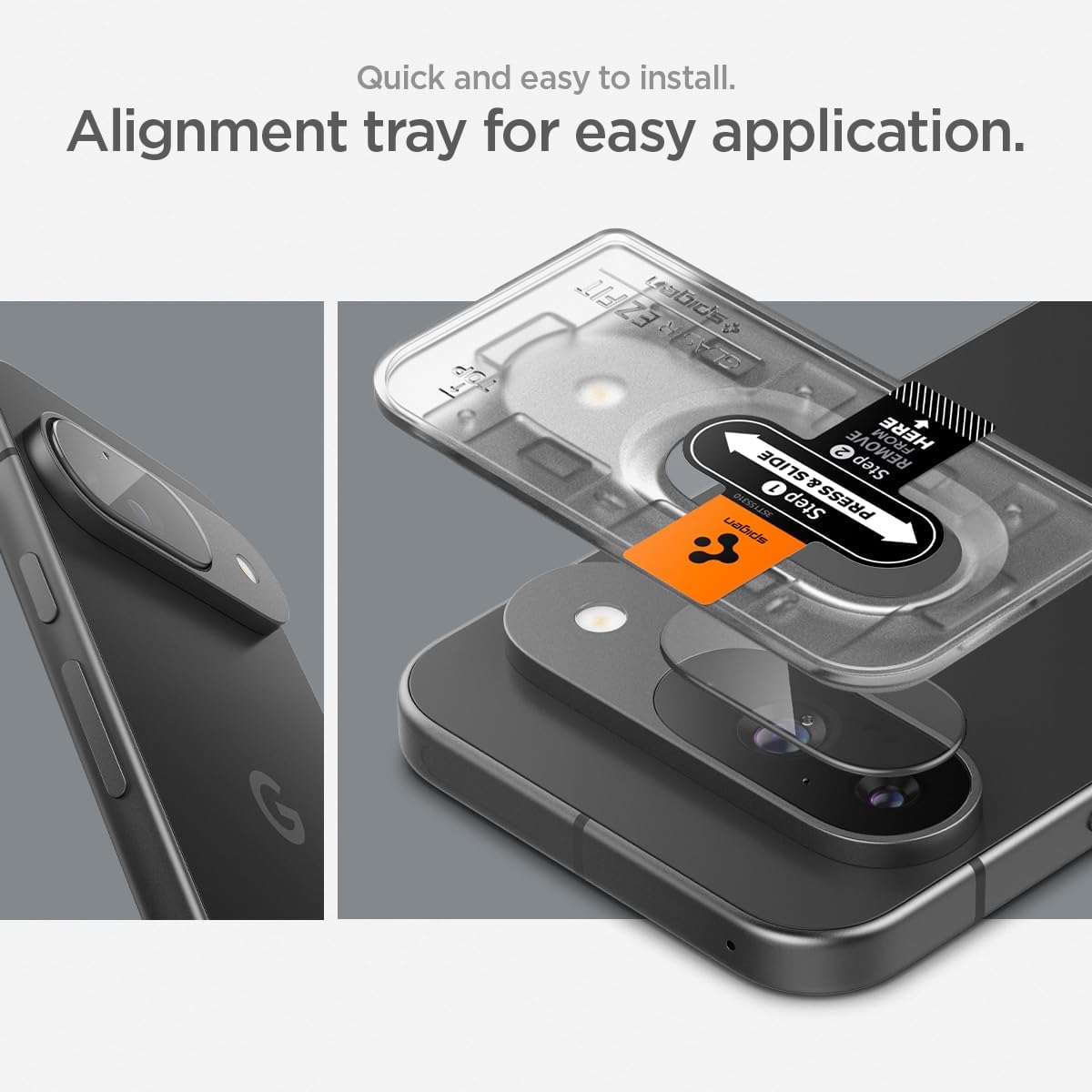 Camera Lens Screen Protector [GlasTR EZ Fit Optik] Designed for Google Pixel 9 [Case Friendly] - 2 Pack