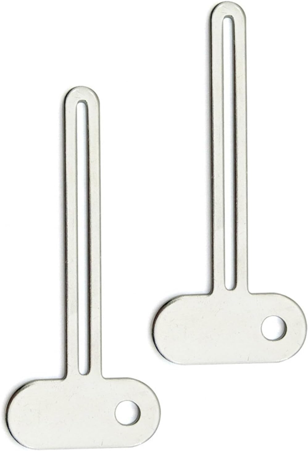 2 Piece Silver Keyed Tube Squeezer Tool for Toothpaste and Cream|Squeeze Tube Squeezer Thin Tube for Hand Cream CleanserManual Toothpaste Squeezer|Bathroom Aids and Accessories