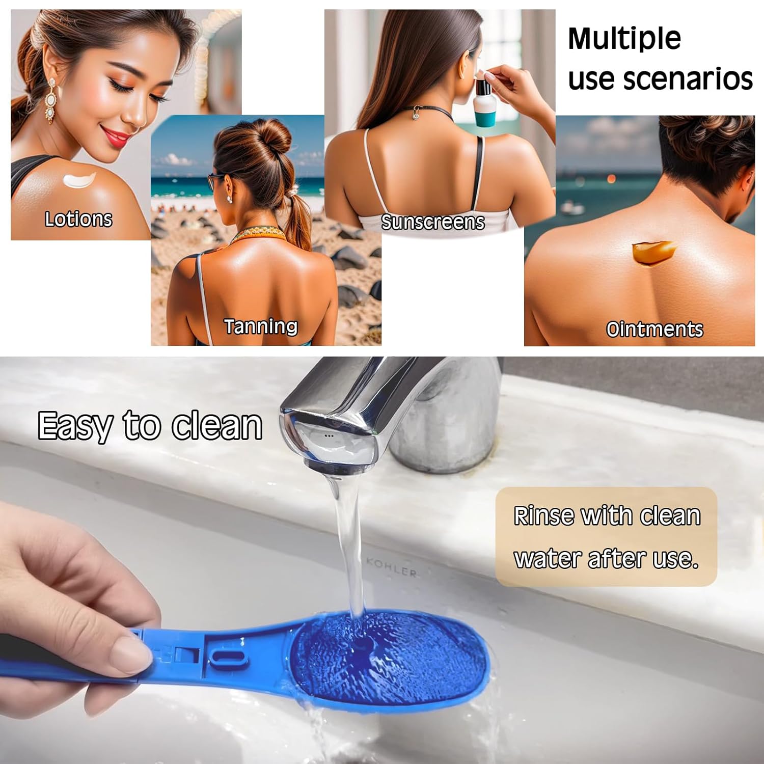2 set lotion applicator