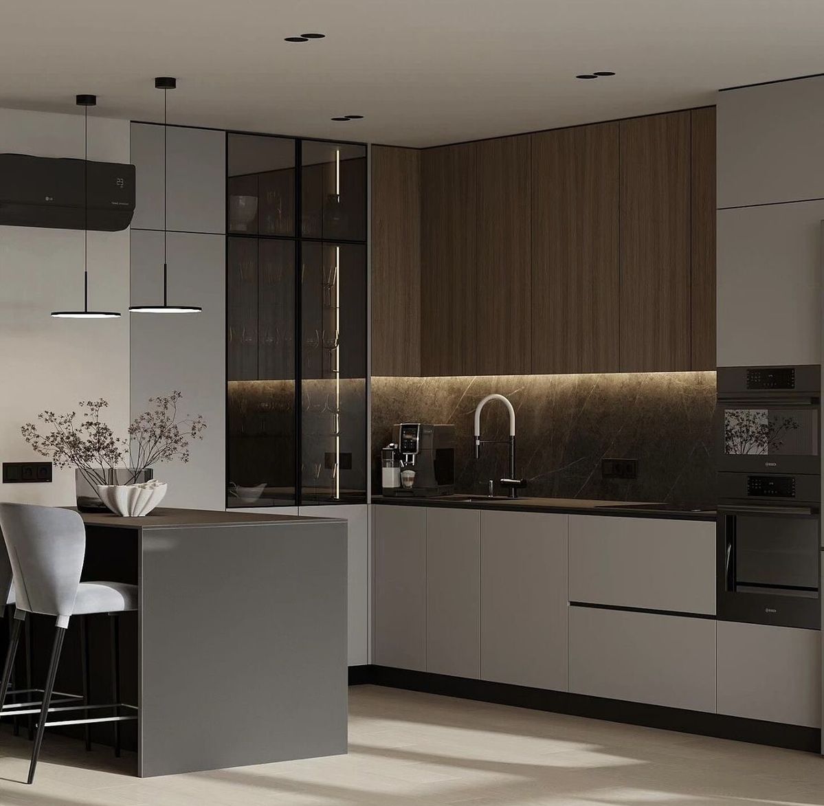 Custom Kitchen Cabinet