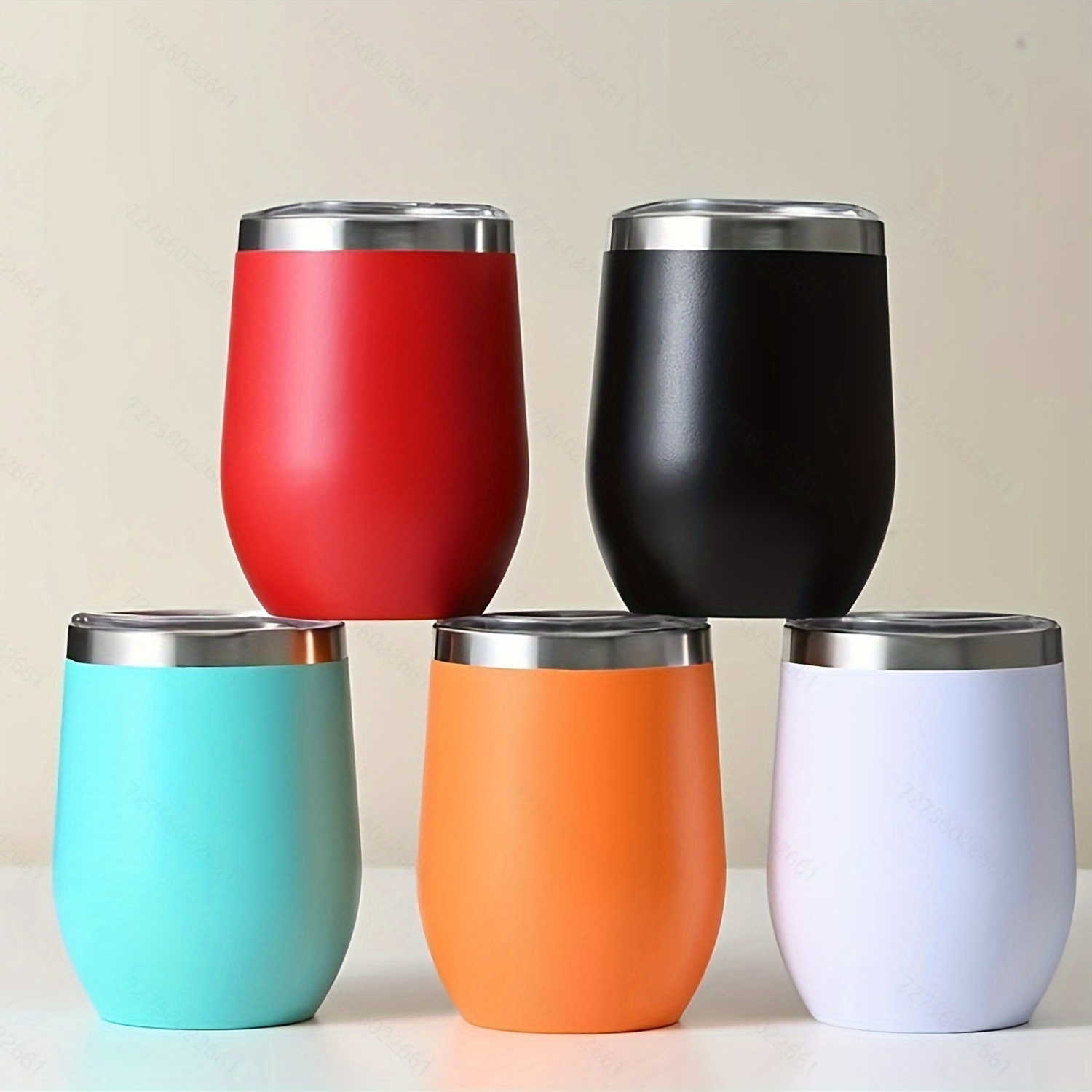 12oz Vacuum Double Wall Egg Shaped Tumbler