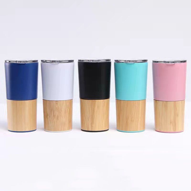 17oz Double Wall Bamboo Coffee Mug
