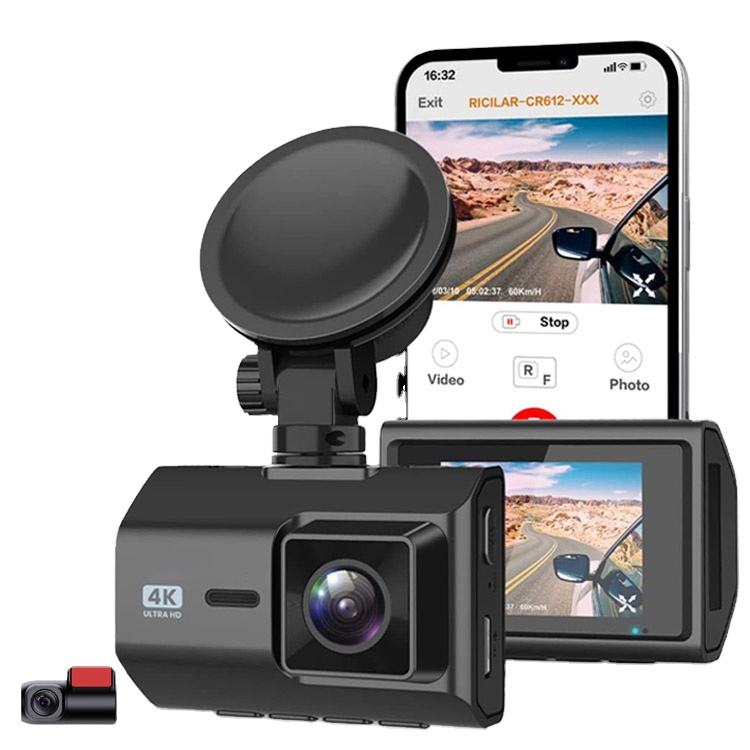 2" Sony 4K+2K Night WiFi GPS DVR