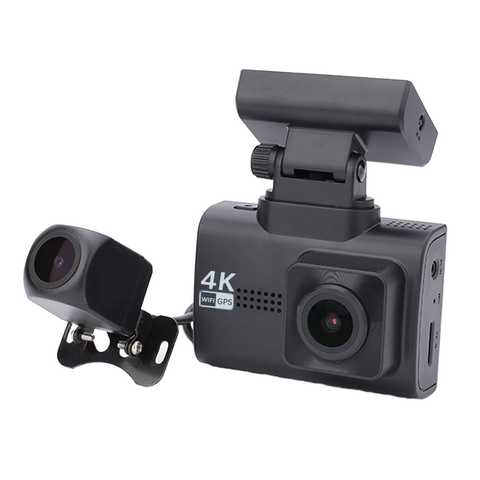 2.45" IPS 4K Dual WiFi GPS 1-Yr DVR