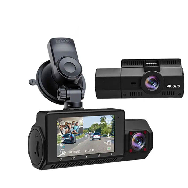 2.45" 4K Dual WiFi GPS Micro DVR