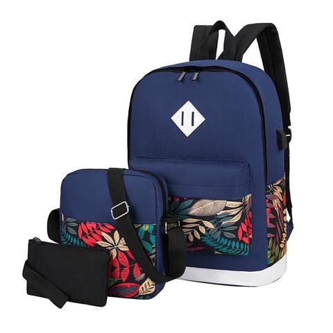 Nylon Laptop Backpack Set