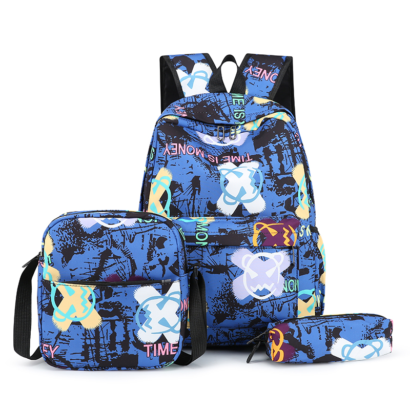 Modern Travel Multi-color Girls`middle School Bag