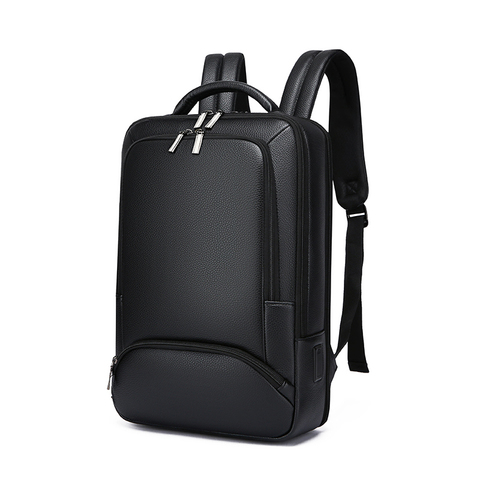 Pu Leather Laptop Backpack