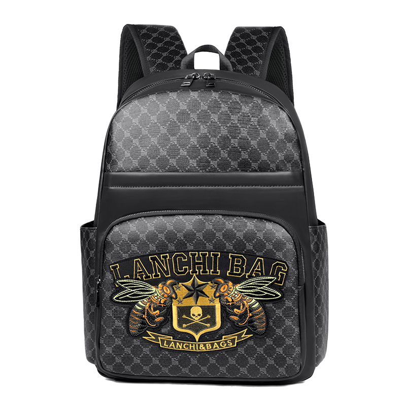 Waterproof PU Leather Backpack