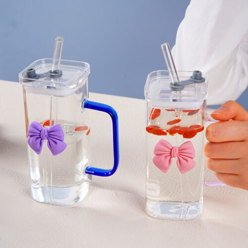 400ml Square Glass Tumbler