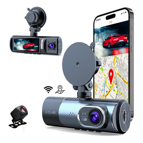 3.16" 4K WiFi GPS Triple DVR