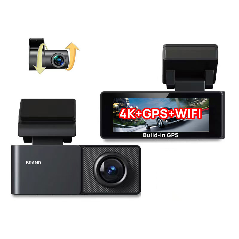 3.2" 5G WiFi 4K Dual GPS DVR