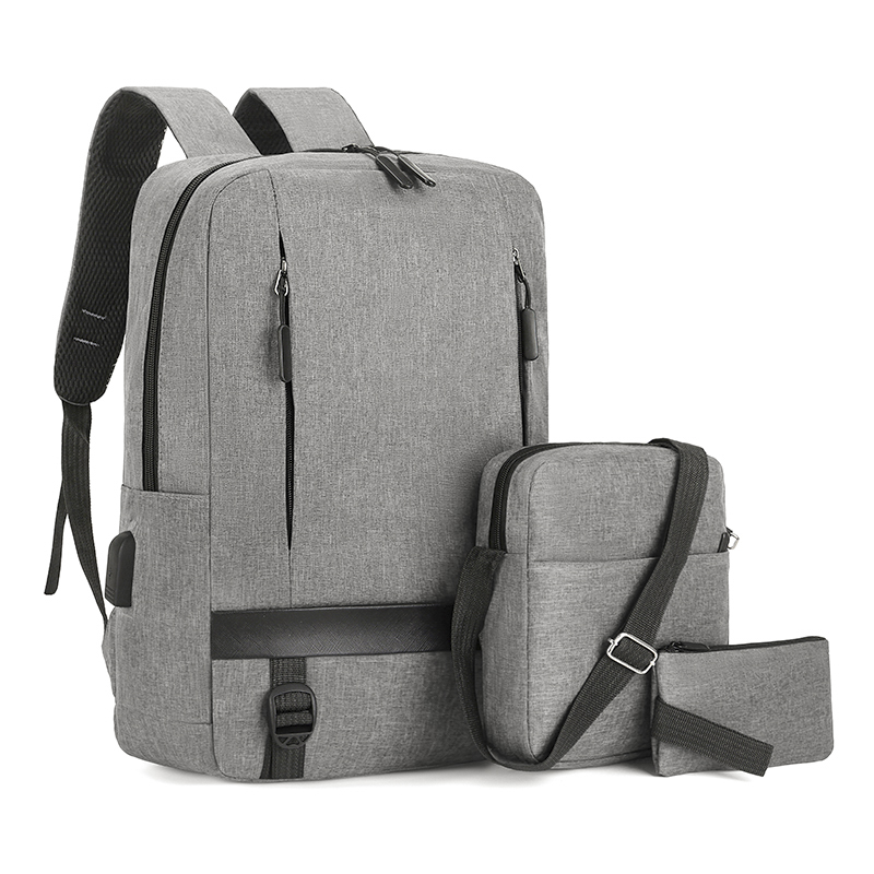 3pcs Travel Business Laptop Backpack