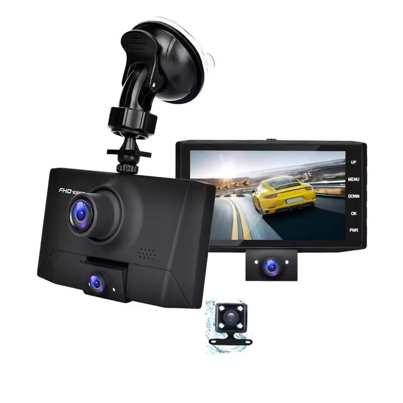4" Triple 170 degree Night DVR (repeat)