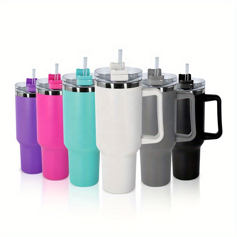 40 Oz Travel Coffee H2.0 Insulated Double Wall Stainless Steel