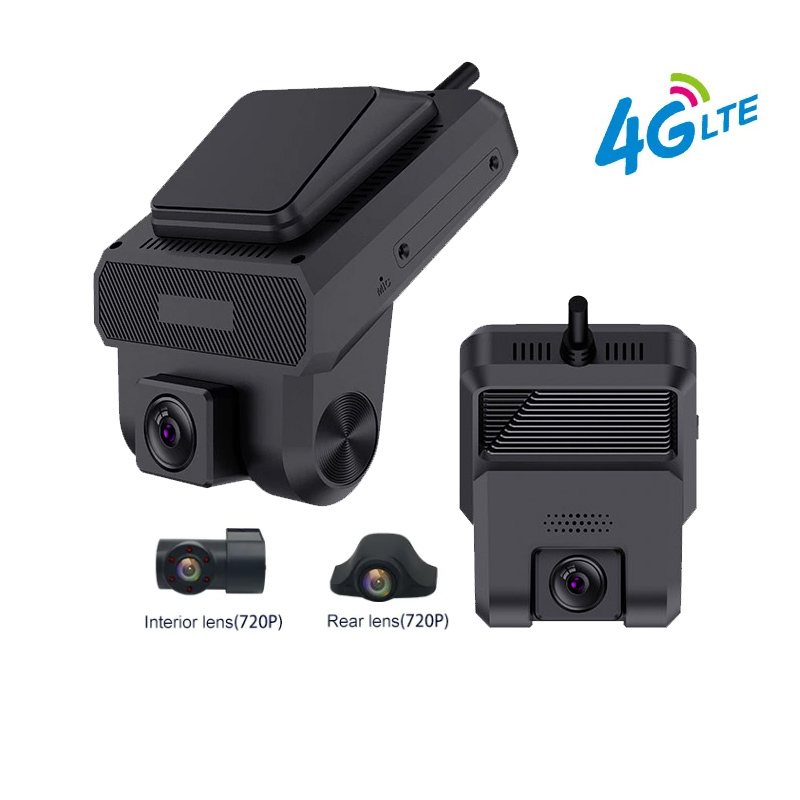 4G AI 3-Lens ADAS DMS CMSV6 Mirror DVR