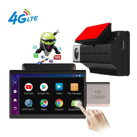 4G Android 8.1 1080P Dual WiFi DVR 1-Yr