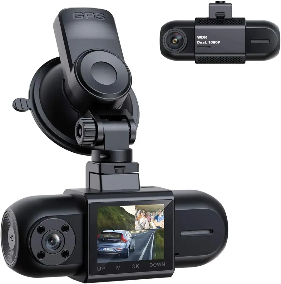 4K 150 degree Dual Android 1.5" DVR