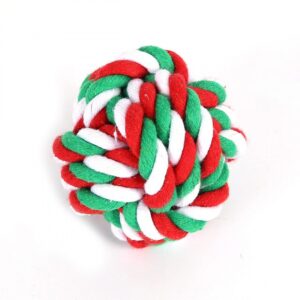3" Christmas Ball Dog Toy