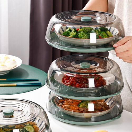 Multilayer Dust Proof Clear Plastic Dish Cover
