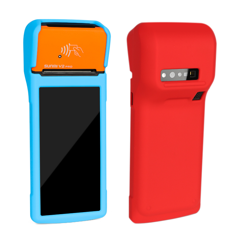 Blue Sunmi V2 Pro POS Silicone Protective Case