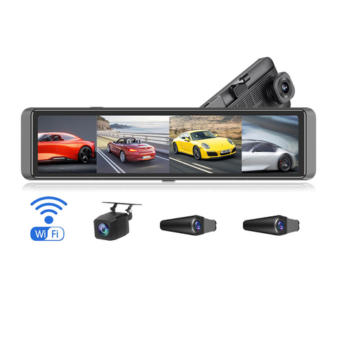 BSD 11.26" 4-CH 4K WiFi Parking DVR