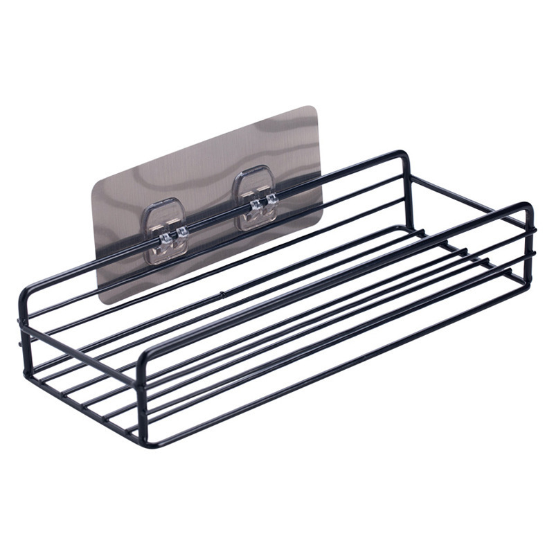 Black Metal Bathroom Rack