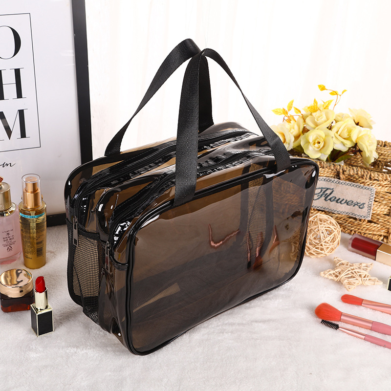 Waterproof Brown Transparent Pvc Bag