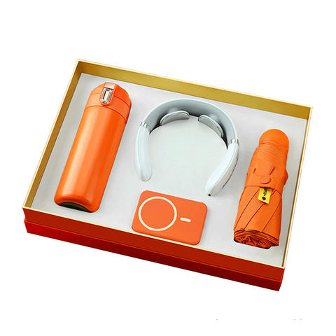 Corporate Surprise Valentines Umbrella and Fan Box Set