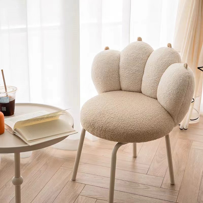 Cream-Lamb-Fleece-Rotating-Makeup-Chair-Nail.jpg Cream Rotating Stool