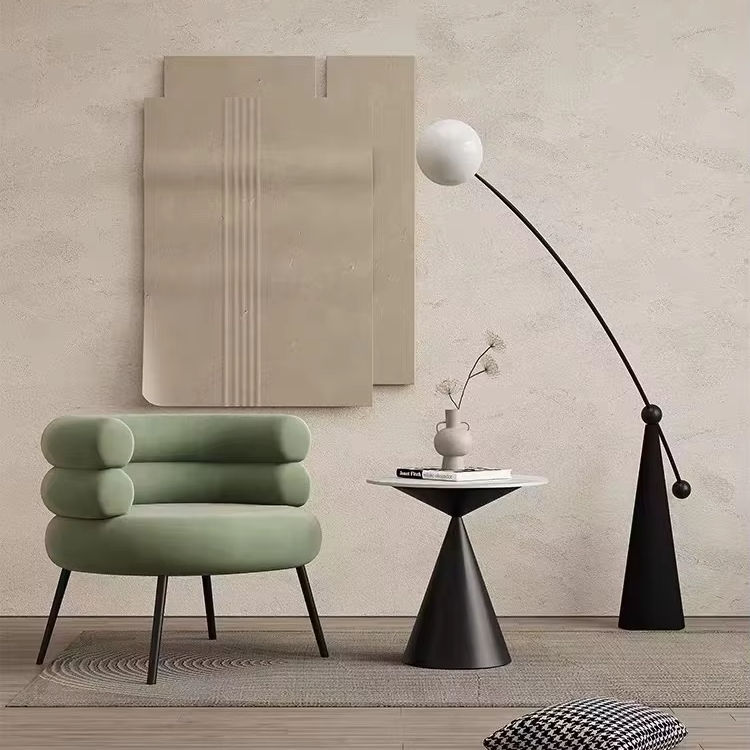 Creative-Single-Velvet-Dining-Chair-with-Metal.jpg Velvet Dining Chair