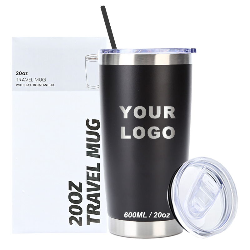 20oz Stainless Steel Double-Wall Travel Tumbler