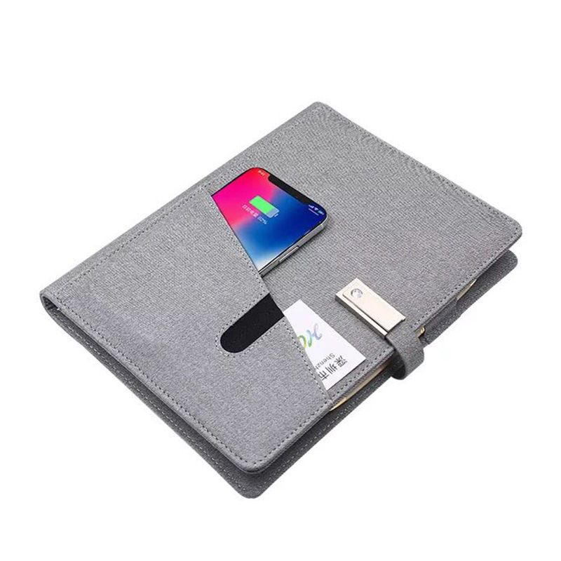 8000mAh Double Collection Notebook with Power Bank