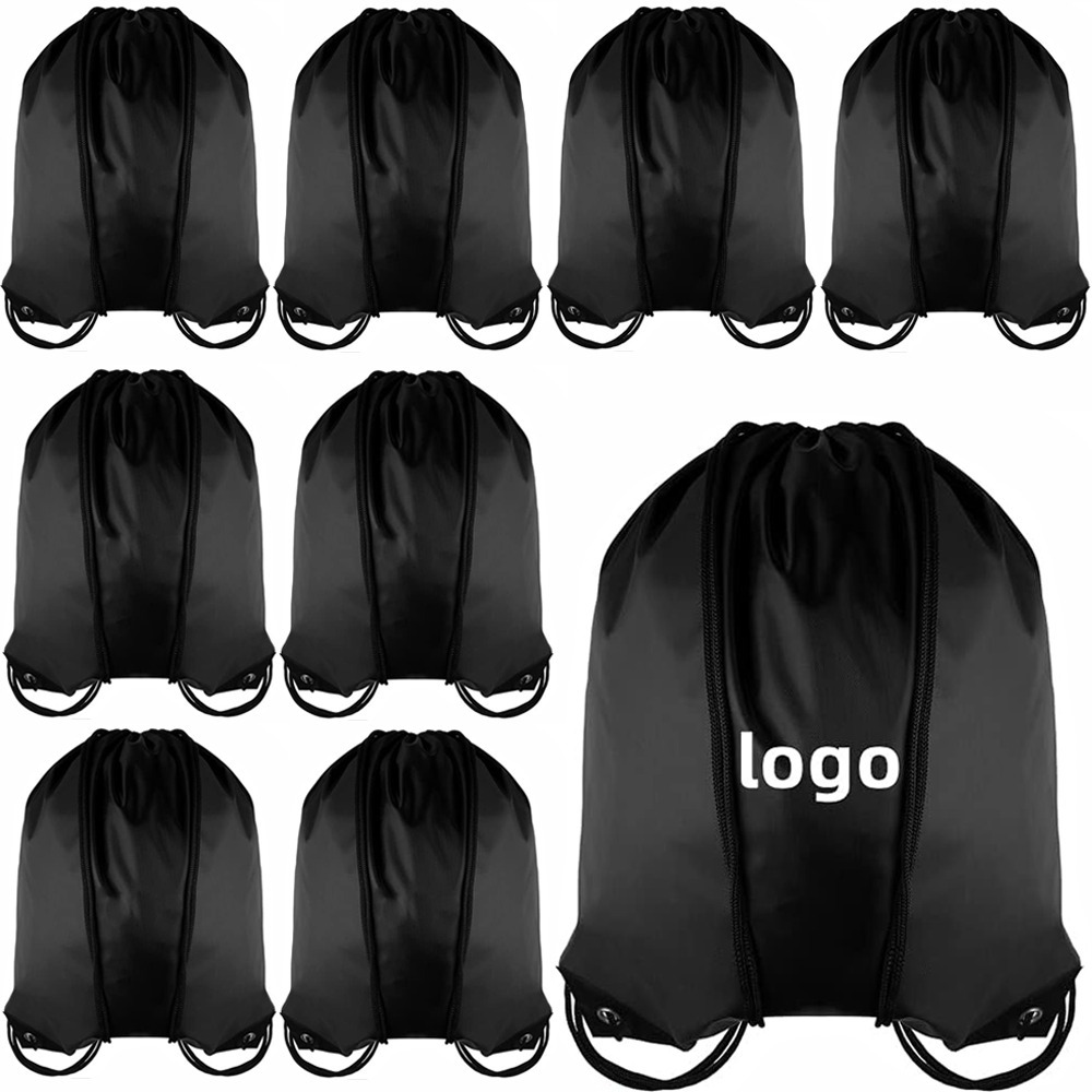 210D Polyester & Nylon Drawstring Bags