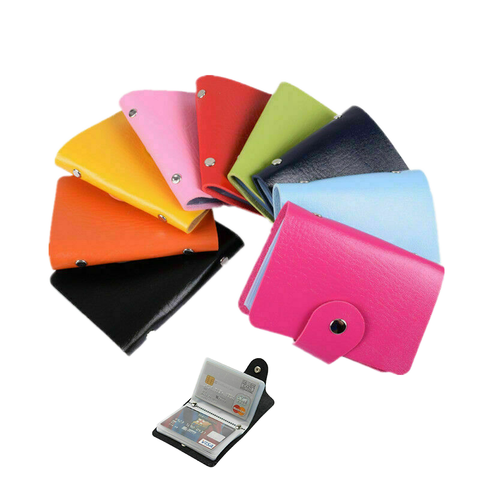 Soft PU Leather Business Card Organizer