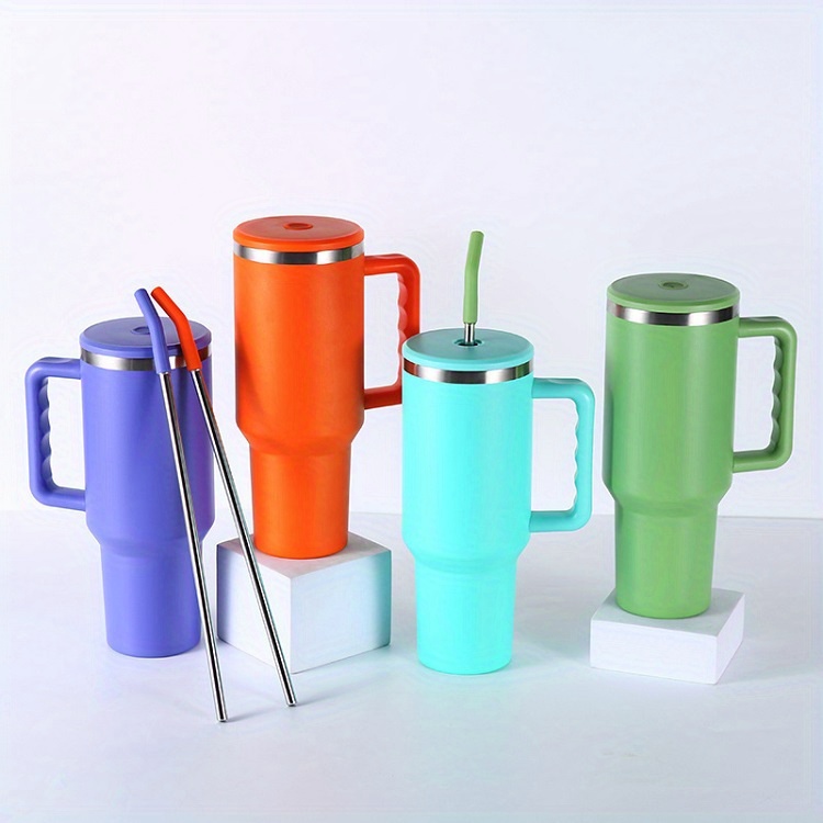 40oz Tumbler with Handle and Lid