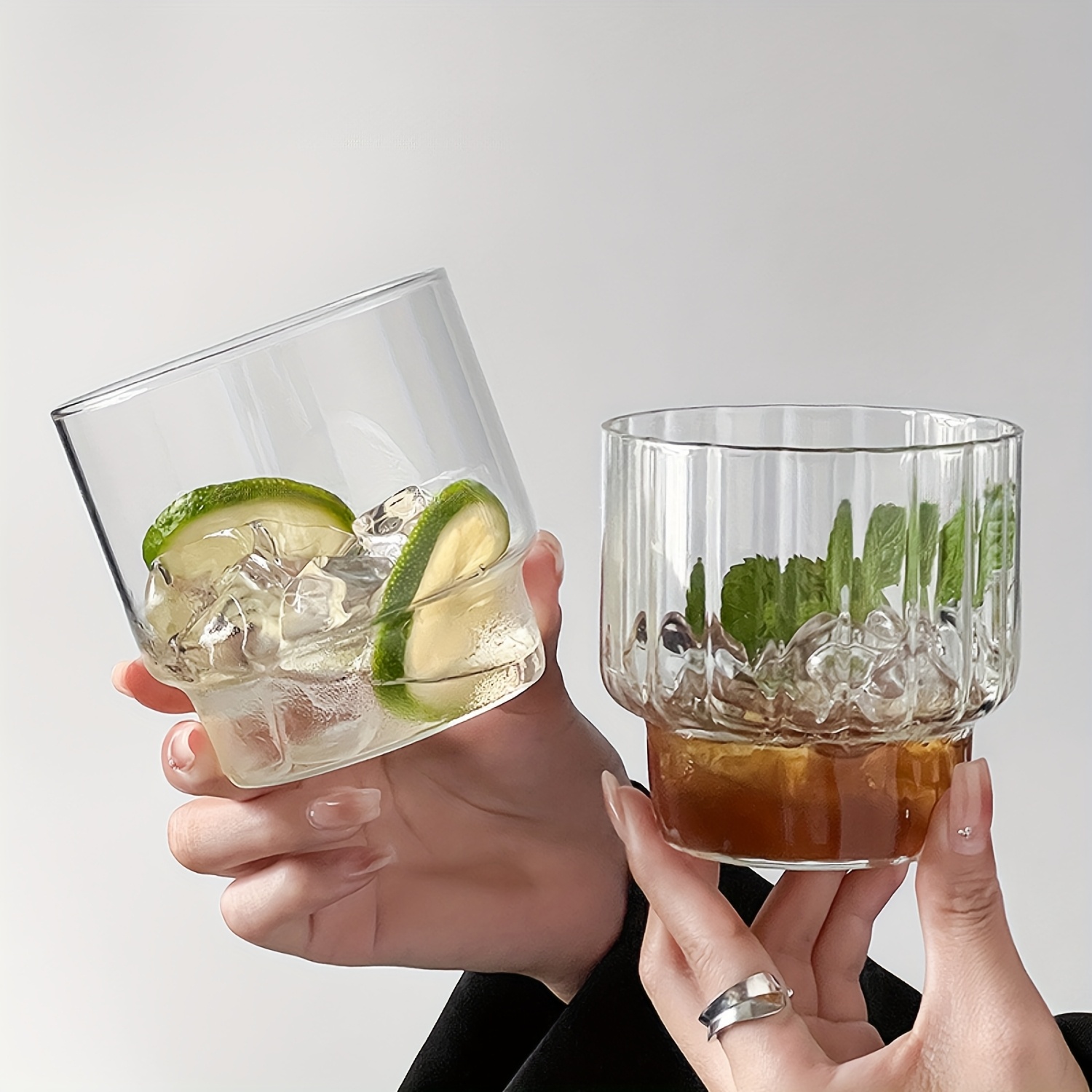 Borosilicate Heat-Resistant Stackable Coffee Cups
