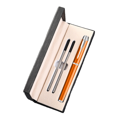 Business Set Metal Roller Pen Box