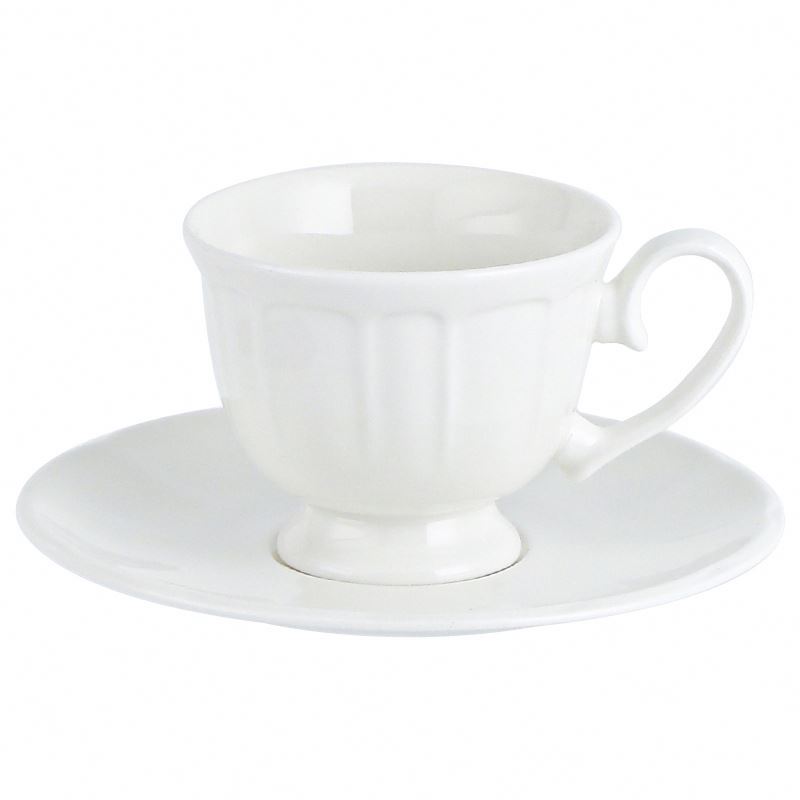Embossed Ceramic Coffee & Tea Set