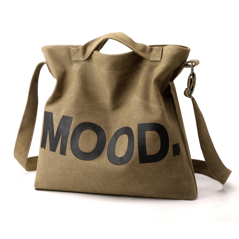 Crossbody Canvas Tote Bag