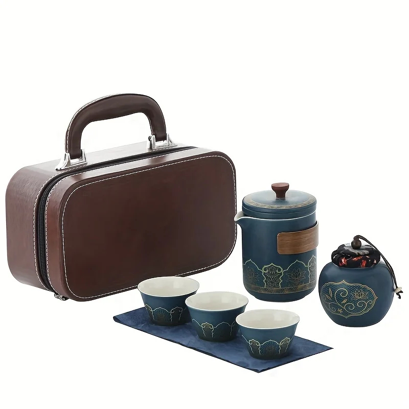 Portable Ceramic Tea Set