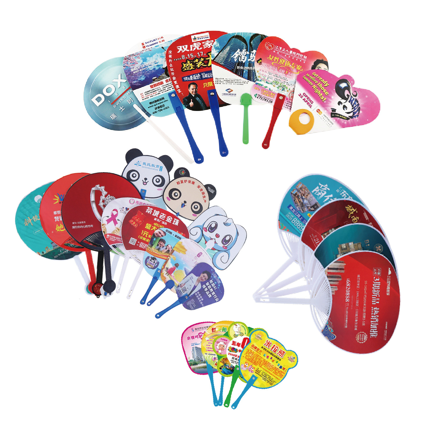 Printed Mini Korean Hand Fans